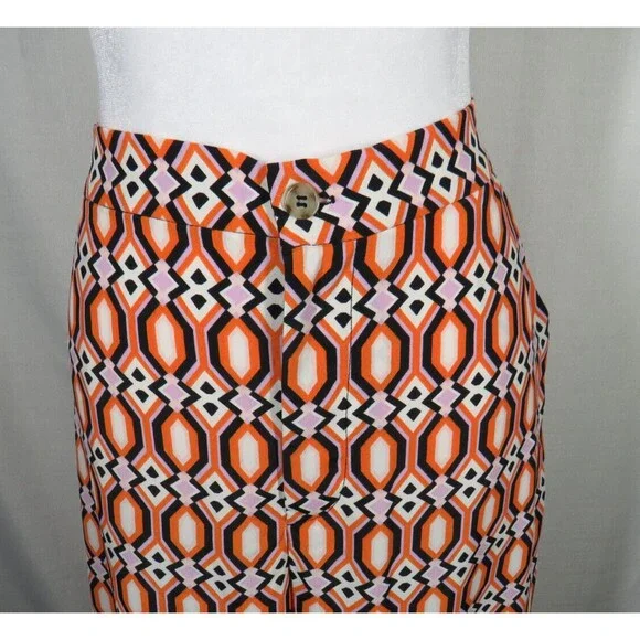 Sanctuary Geometric Print Relaxed Fit Trousers -Pockets- Size XL - Picture 7 of 11